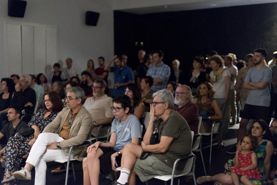 Inauguración de la exposición Espacio P en el CA2M, 2017. Foto: Arantxa Boyero