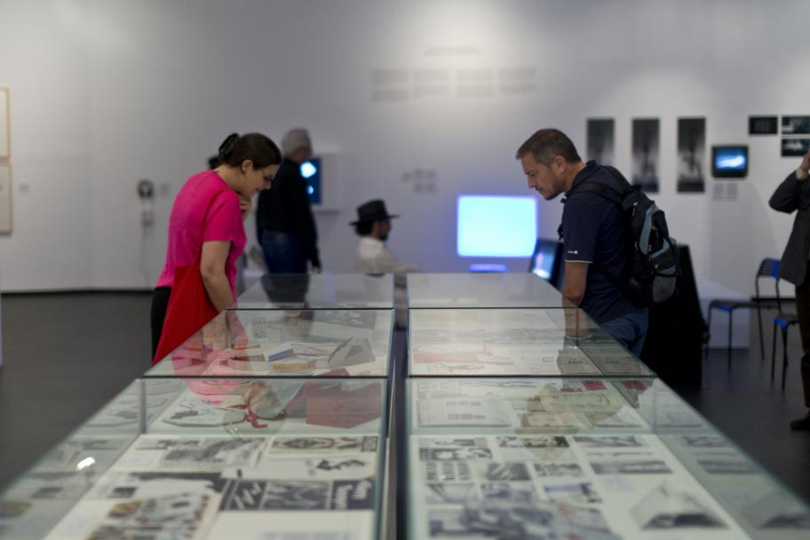 Inauguración de la exposición Espacio P en el CA2M, 2017. Foto: Arantxa Boyero