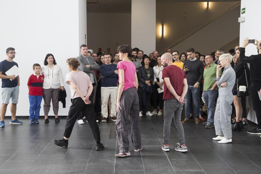 Una exposición coreografiada en el CA2M, 2017. Fotografía: Patricia Nieto
