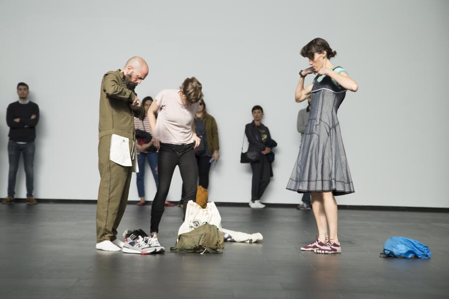 Una exposición coreografiada en el CA2M, 2017. Fotografía: Patricia Nieto