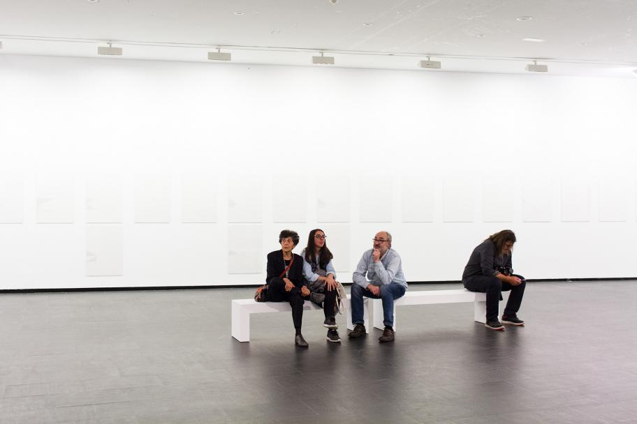 Exposición de Itziar Okariz en el CA2M, 2017. Fotografía: María Eugenia Serrano Díez