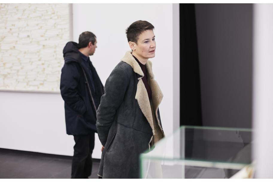 Inauguración de la exposición de Jorge Macchi en el CA2M, 2017. Foto: Pedro Agustín