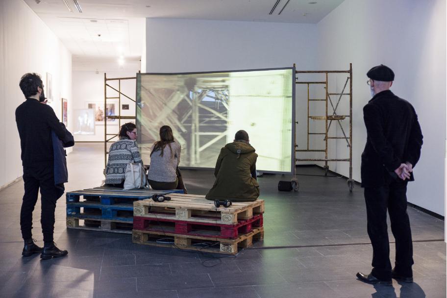 Inauguración de la exposición Cabello/Carceller CA2M, 2017. Foto: Andrés Arranz